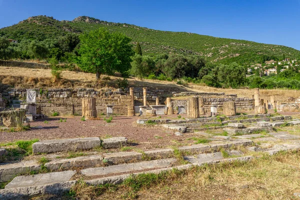 Messini Griechenland Juni 2021 Ruinen Der Antiken Ausgrabungsstätte Messene Peloponnes — Stockfoto