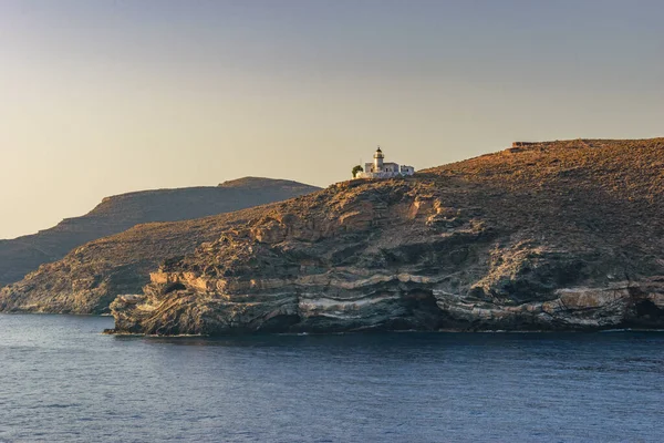Malerischer Blick Auf Das Meer Der Nähe Des Leuchtturms Tamelos — Stockfoto