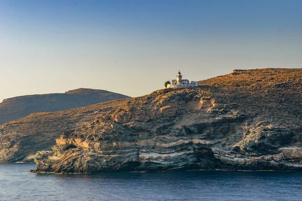 Malerischer Blick Auf Das Meer Der Nähe Des Leuchtturms Tamelos — Stockfoto