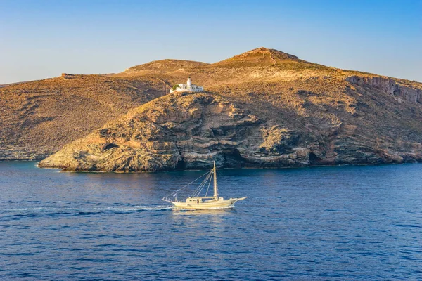 Malerischer Blick Auf Das Meer Der Nähe Des Leuchtturms Tamelos — Stockfoto