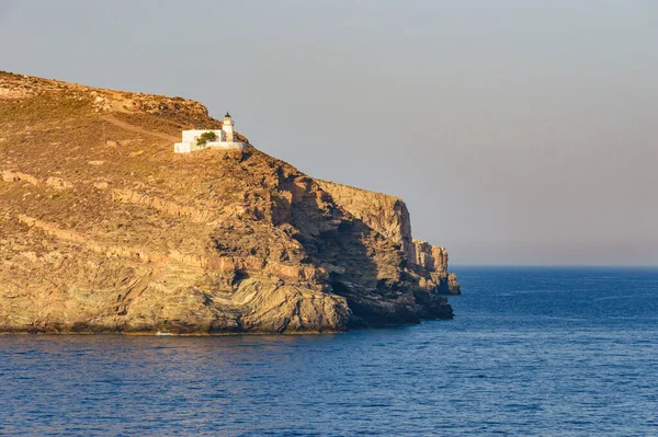 Vue Panoramique Sur Paysage Marin Près Phare Tamelos Situé Sur — Photo