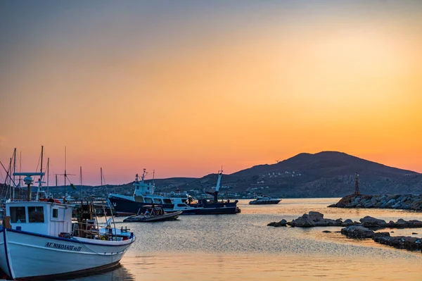 Paros Cyclades Greece June 2018 Iconic View Picturesque Seaside Village — Stock fotografie