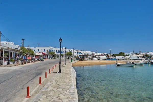 Antiparos Ilha Grécia Junho 2017 Bela Vista Mar Viajando Para — Fotografia de Stock