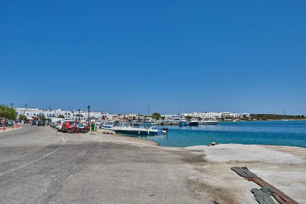 Antiparos Island Greece June 2017 Beautiful Seascape View Travelling Antiparos — Foto de Stock