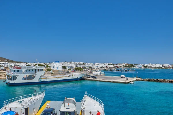 Antiparos Island Greece June 2017 Beautiful Seascape View Travelling Antiparos — Foto de Stock