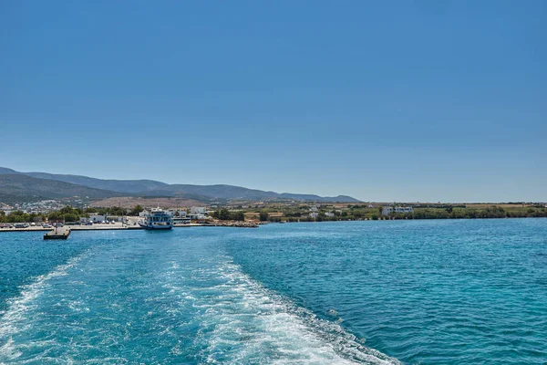 Antiparos Island Greece June 2017 Beautiful Seascape View Travelling Antiparos — Foto de Stock