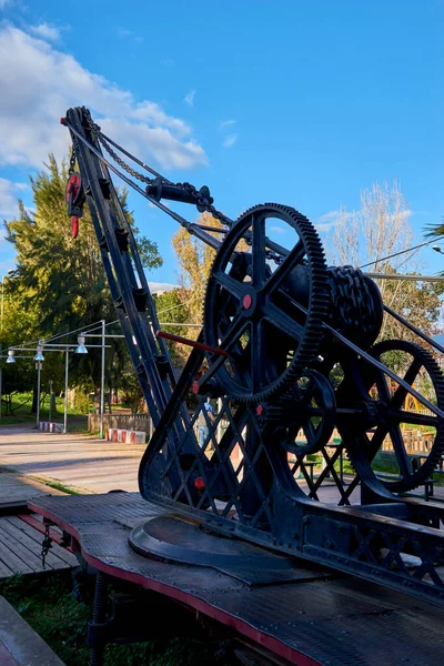 Szenische Aussicht Vom Kalamata Municipal Railway Park Das Einzige Freilichtmuseum — Stockfoto