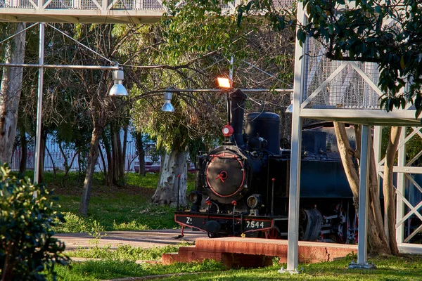 Scenic View Kalamata Municipal Railway Park Only Open Air Museum — 图库照片