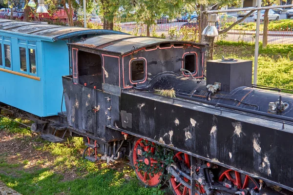 Vistas Panorámicas Desde Parque Ferroviario Municipal Kalamata Único Museo Aire —  Fotos de Stock