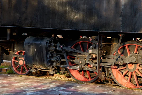 Vista Panorâmica Parque Ferroviário Municipal Kalamata Único Museu Livre Seu — Fotografia de Stock