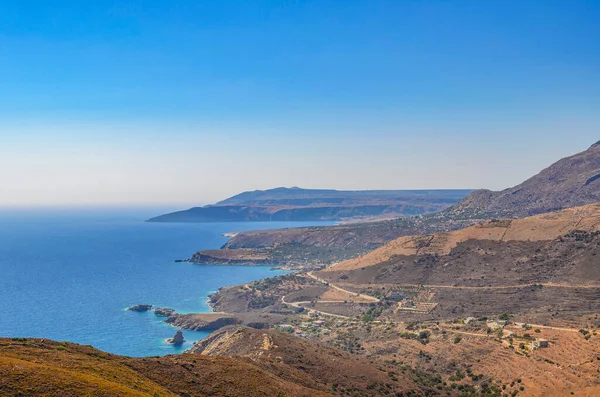 Spettacolare Vista Sul Mare Dal Famoso Villaggio Vathia Verso Mare — Foto Stock