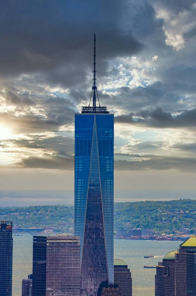 Uitzicht Vanuit Lucht New York City Buildings Wolkenkrabbers New York — Stockfoto