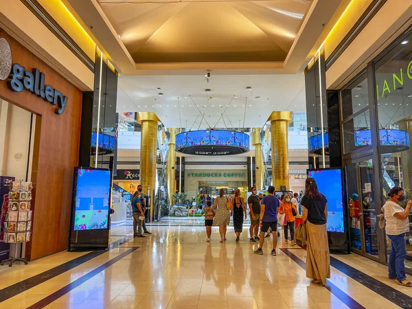 Vista Interior Famoso Shopping Center Golden Hall Localizado Marousi Atenas — Fotografia de Stock