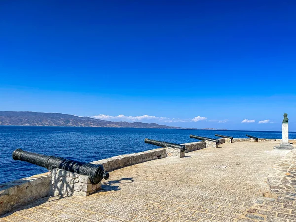 Όμορφο Τοπίο Από Νησί Της Ύδρας Ελλάδα — Φωτογραφία Αρχείου