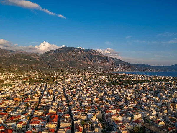 Piękny Widok Centrum Miasta Kalamata Grecja Foto Podróże Messenia Grecja — Zdjęcie stockowe