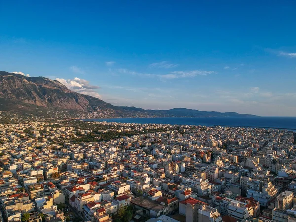 Bella Vista Panoramica Sul Centro Della Città Kalamata Grecia Fotografia — Foto Stock