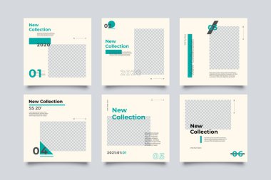 Özgün Eşsiz Düzenlenebilir Modern Sosyal Medya Şablonunu slaytlar. Herkes bu Tasarım Kolaylığını kullanabilir. Sosyal medya için tanıtım web pankartı. Zarif satış ve indirim tanıtımı - Vektör