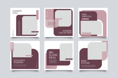 Özgün Eşsiz Düzenlenebilir Modern Sosyal Medya Şablonunu slaytlar. Herkes bu Tasarım Kolaylığını kullanabilir. Sosyal medya için tanıtım web pankartı. Zarif satış ve indirim tanıtımı - Vektör