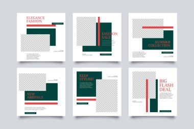 Özgün Eşsiz Düzenlenebilir Modern Sosyal Medya Şablonunu slaytlar. Herkes bu Tasarım Kolaylığını kullanabilir. Sosyal medya için tanıtım web pankartı. Zarif satış ve indirim tanıtımı - Vektör