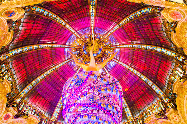 Dome in the Galeries Lafayette in Paris