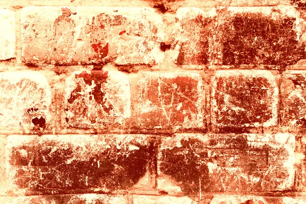 Brick texture with scratches and cracks — Stock Photo, Image