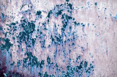 Çizik ve çatlaklarla metal doku