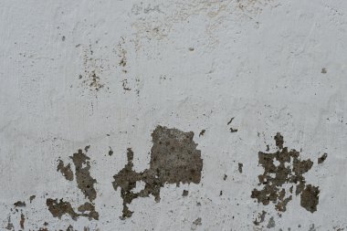 Duvar parçası attritions ve çatlaklar ile