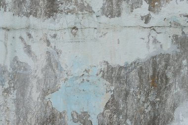 Duvar parçası attritions ve çatlaklar ile
