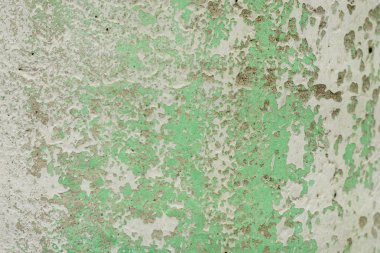 Duvar parçası attritions ve çatlaklar ile