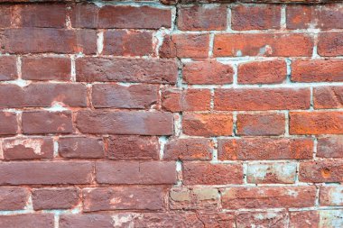 Tuğla doku çizikler ve çatlaklar ile