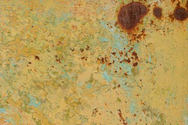 Çizik ve çatlaklarla metal doku