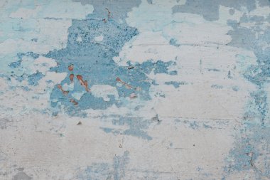 Duvar parçası attritions ve çatlaklar ile