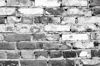 Tuğla doku çizikler ve çatlaklar ile