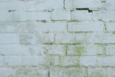 Tuğla doku çizikler ve çatlaklar ile