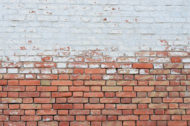 Tuğla doku çizikler ve çatlaklar ile