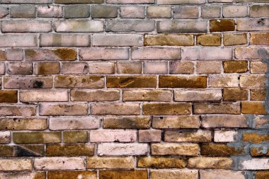 Tuğla doku çizikler ve çatlaklar ile