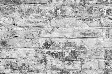 Tuğla doku çizikler ve çatlaklar ile