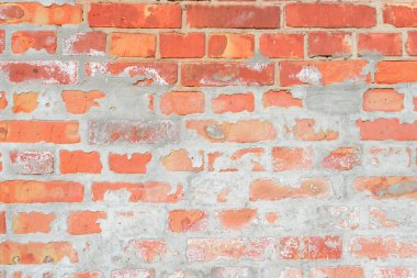Tuğla doku çizikler ve çatlaklar ile