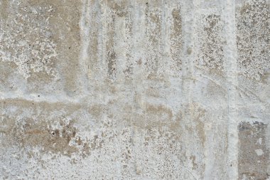 Duvar parçası attritions ve çatlaklar ile