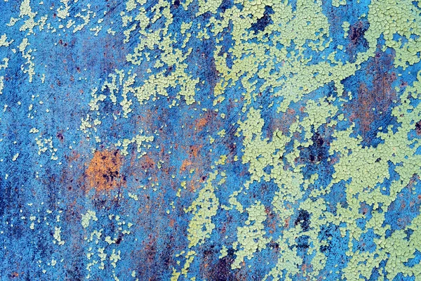 Metal texture with scratches and cracks — Stock Photo, Image