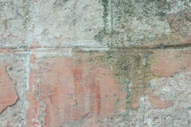 Tuğla doku çizikler ve çatlaklar ile