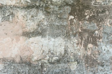 Tuğla doku çizikler ve çatlaklar ile