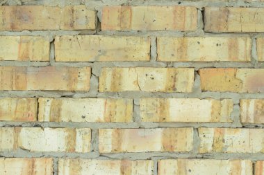 Tuğla doku çizikler ve çatlaklar ile