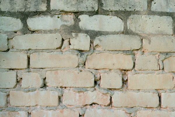 Textura de ladrillo con arañazos y grietas — Foto de Stock