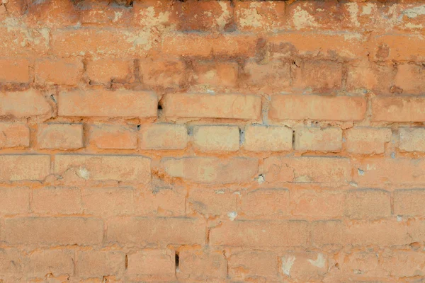 Textura de ladrillo con arañazos y grietas — Foto de Stock