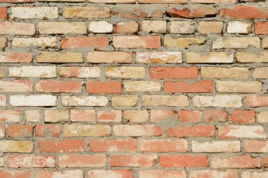 Tuğla doku çizikler ve çatlaklar ile