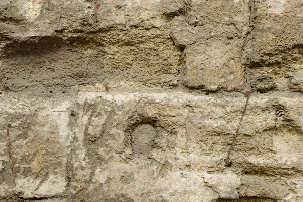 Textura de ladrillo con arañazos y grietas — Foto de Stock