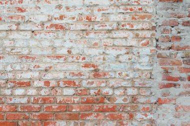 Tuğla doku çizikler ve çatlaklar ile