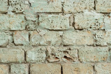 Tuğla doku çizikler ve çatlaklar ile