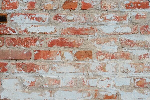 Brick texture with scratches and cracks